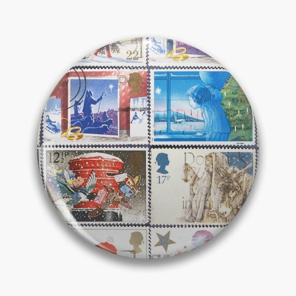 Item preview, Set of Christmas postage stamps.Background. designed and sold by IaroslavB.