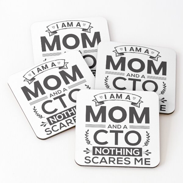 Item preview, "I'm Mom and CTO – Nothing Scares Me" Funny Tech Mom Design designed and sold by ‘Nothing Scares Me’ Store.