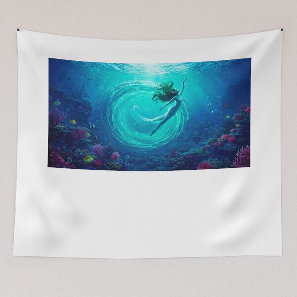 Item preview, Sea Nymph Swimming designed and sold by FitEnvy.