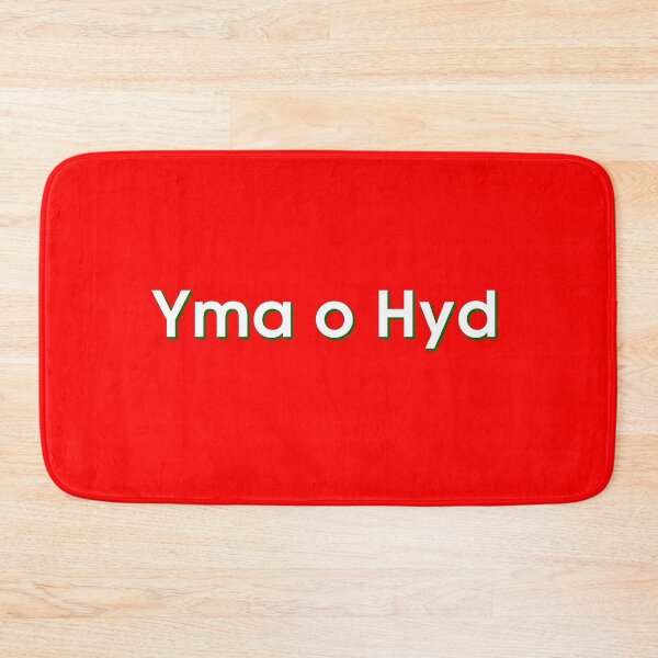 Item preview, Yma o Hyd Cymru Wales Retro Mod Adi white text designed and sold by ModSupporters.