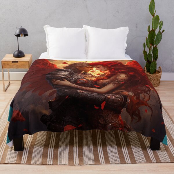 Item preview, Eternal Love: A Warrior’s Valentine Embrace designed and sold by ArtVibeCo.