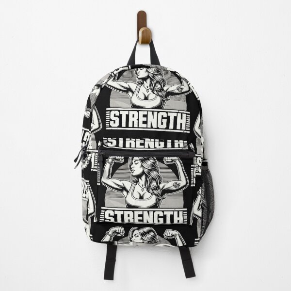 Item preview, Strength strong woman flexes muscles gift designed and sold by Pineapple-Tree.