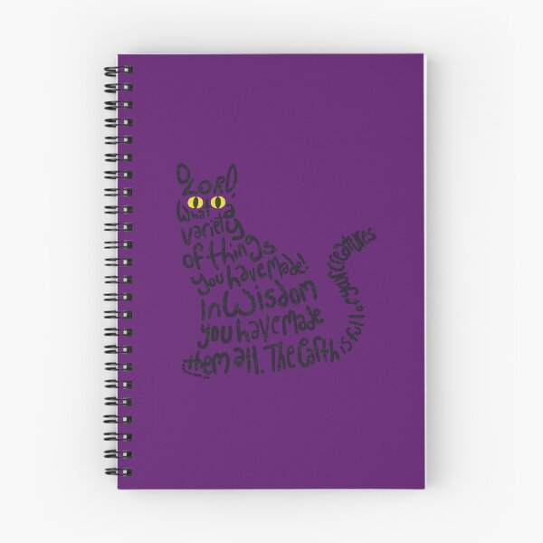 Item preview, Salmo 104:24 (Gato - Negro) designed and sold by CamelCactus.