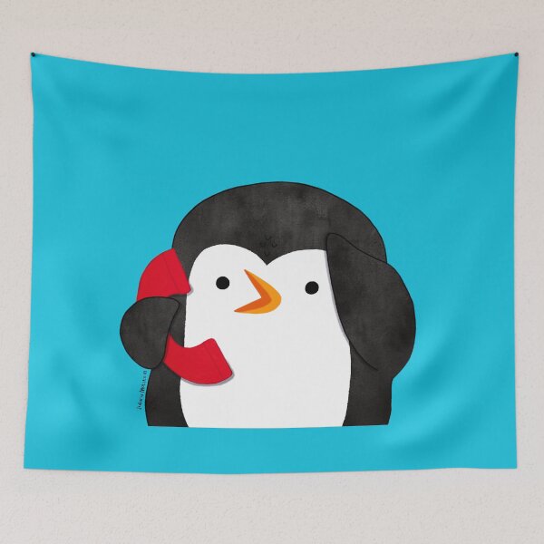 Item preview,  Penguin on a Call 2 designed and sold by thepenguinsfamily.