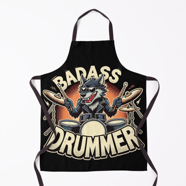 Item preview, Tough Drummer Wolf cool gift designed and sold by Pineapple-Tree.