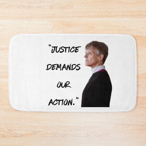 Item preview,  "Justice demands our action." Budde Sticker  designed and sold by stylishnow.