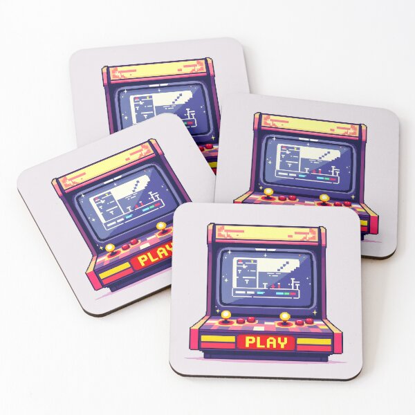Item preview, Retro Pixel Arcade Game Machine designed and sold by Jollys-ArtShop.
