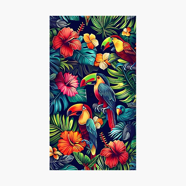 Item preview, Tropical Cartoon Toucans designed and sold by EvelynsSunShop.