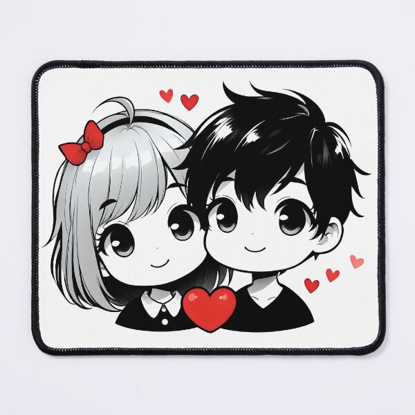Item preview, Cute couple of lovers designed and sold by ArtEmotionsImages.