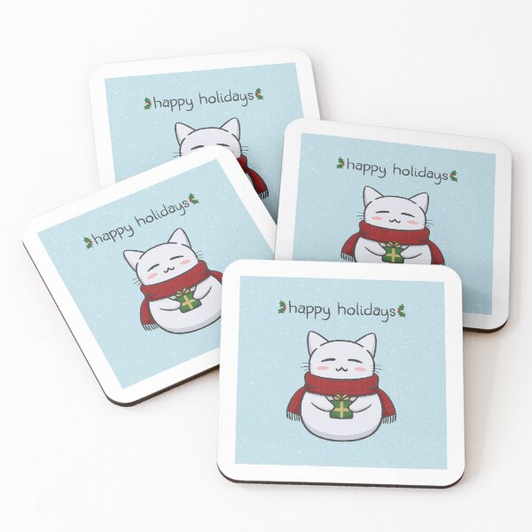 Item preview, Happy Holidays Cat designed and sold by Cailin's Creations.