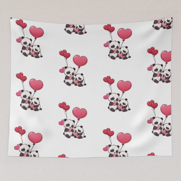 Item preview, Panda Love Valentine's day designed and sold by StilePazzia.