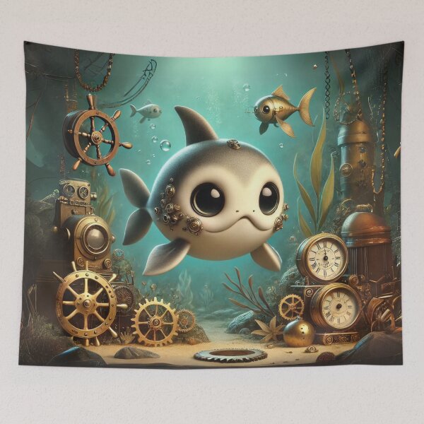 Item preview, Steampunk Vaquita designed and sold by Sillytoe.
