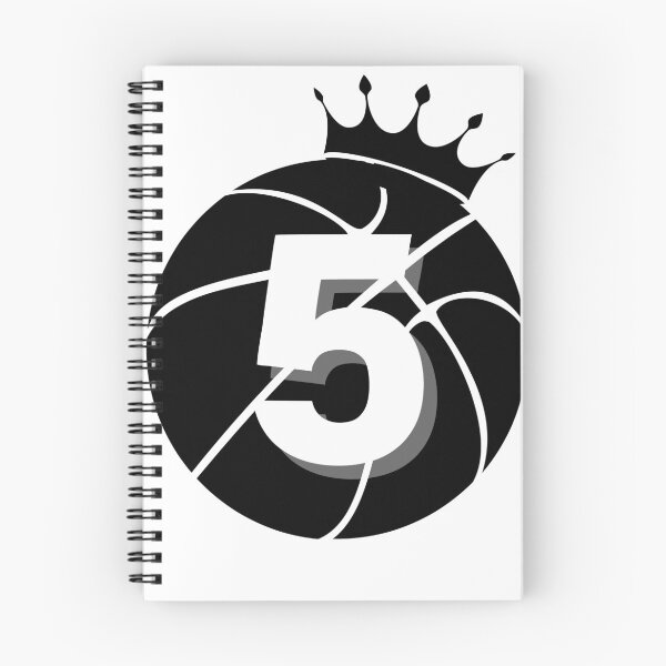 Item preview, Basketball crowned with the number 5 in the middle designed and sold by armzysgm.