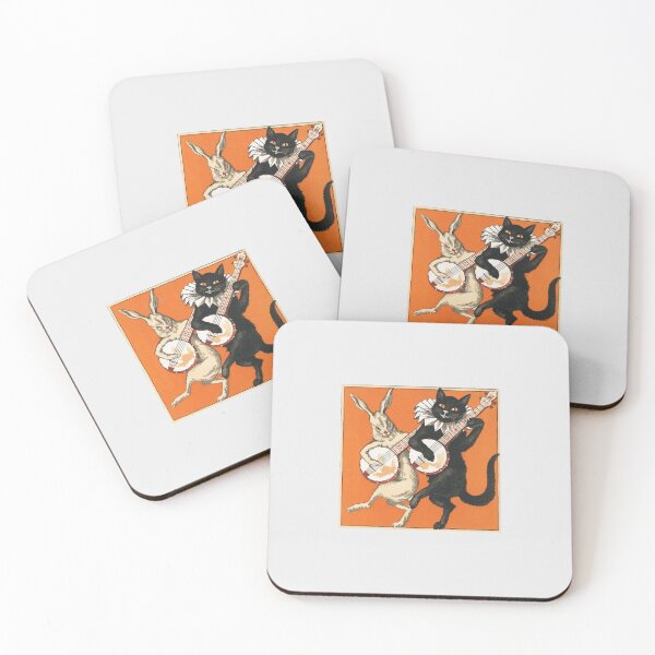 Item preview, The Black Cat (1896) chromolithograph by Nelly Littlehale Murphy designed and sold by Weird Unicorn.
