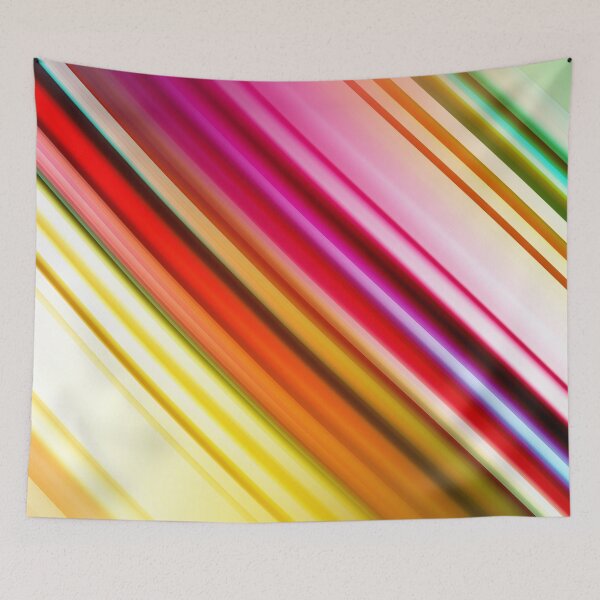Item preview, Sunset Prism: Abstract Diagonal Rainbow Lines Art designed and sold by Patternair.