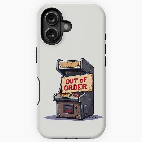 Item preview, Out Of Order: Broken Retro Arcade Machine designed and sold by Jollys-ArtShop.