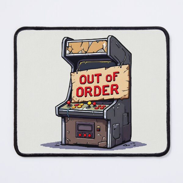 Item preview, Out Of Order: Broken Retro Arcade Machine designed and sold by Jollys-ArtShop.
