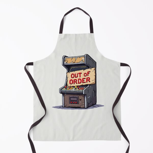 Item preview, Out Of Order: Broken Retro Arcade Machine designed and sold by Jollys-ArtShop.