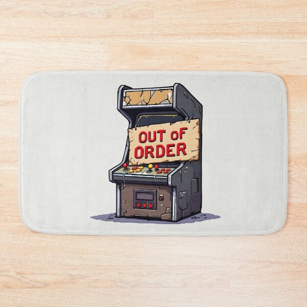 Item preview, Out Of Order: Broken Retro Arcade Machine designed and sold by Jollys-ArtShop.