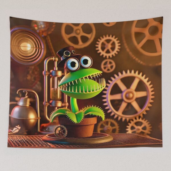 Item preview, Steampunk Venus Flytrap designed and sold by Sillytoe.