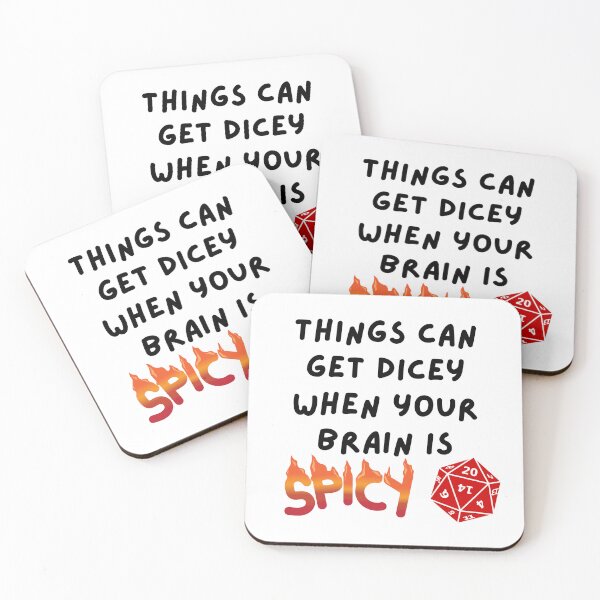 Item preview, Spicy Dice designed and sold by Meredith Makes Art.