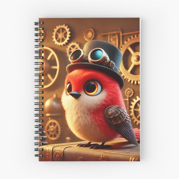 Item preview, Steampunk Vermilion Flycatcher designed and sold by Sillytoe.