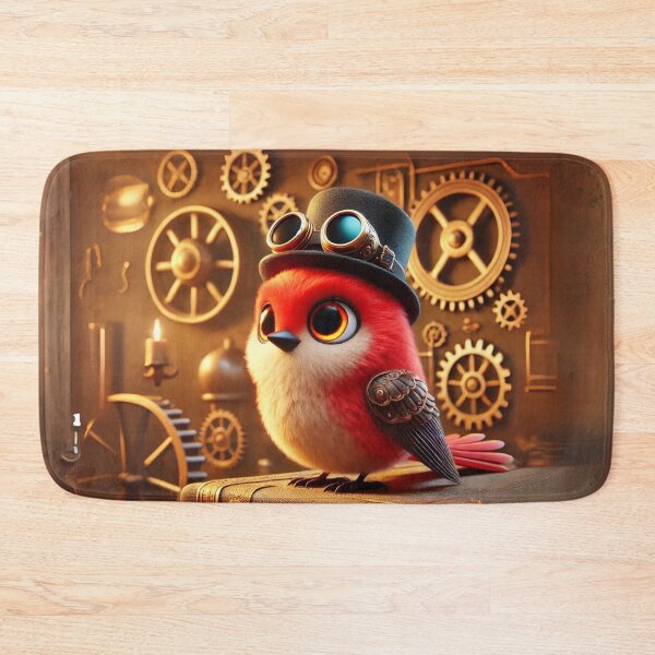 Item preview, Steampunk Vermilion Flycatcher designed and sold by Sillytoe.