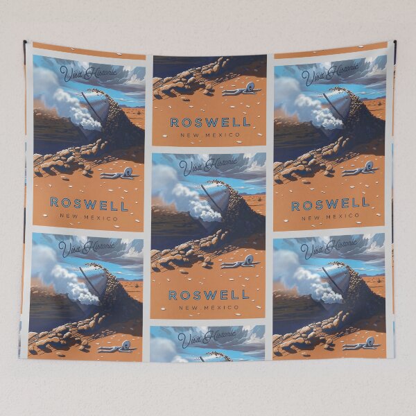 Item preview, Roswell Travel Poster designed and sold by spicoli13design.