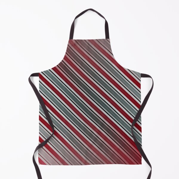 Item preview, Candy Cane Dreams: Red and Silver Diagonal Stripes designed and sold by Patternair.