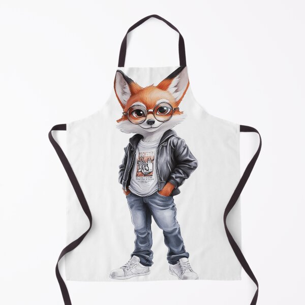 Item preview, Stylish Anthropomorphic Fox in Urban Outfit designed and sold by DobermanFans.