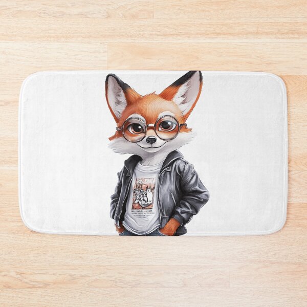 Item preview, Stylish Anthropomorphic Fox in Urban Outfit designed and sold by DobermanFans.