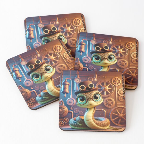 Item preview, Steampunk Vine Snake designed and sold by Sillytoe.