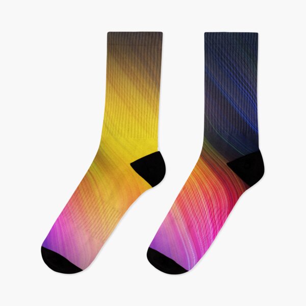 Item preview, Aurora Lights: Dynamic Diagonal Rainbow Motion Art designed and sold by Patternair.