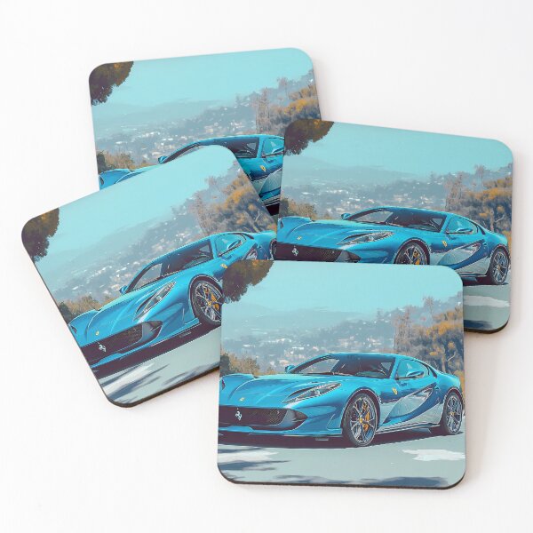 Item preview, Ferrari 812 Superfast competizione Azzurro Blue III designed and sold by AutoPopStudio.