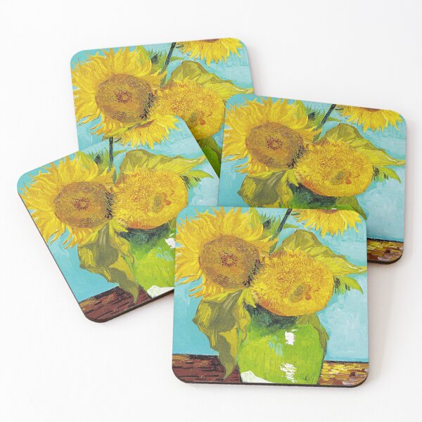 Item preview, Vincent van Gogh Three Sunflowers In A Vase designed and sold by ByOxCe.