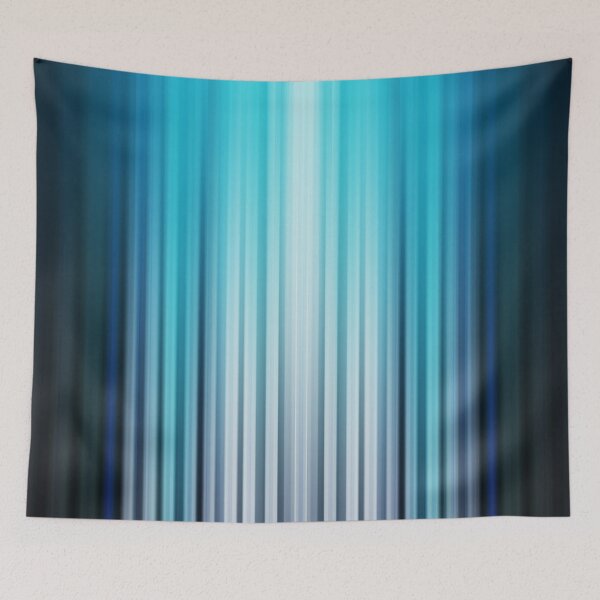 Item preview, Electric Blue: Vertical Light Beam Abstract Art designed and sold by Patternair.