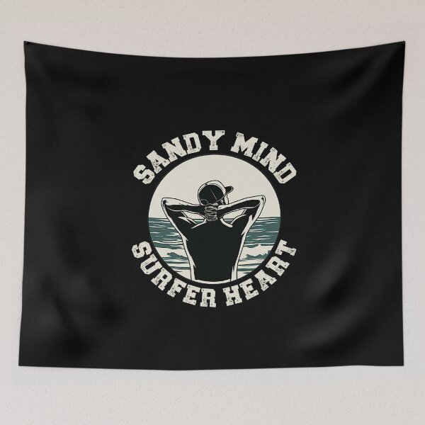 Item preview, Sandy Mind, Surfer Heart - Beach Lover Quote designed and sold by GRABAPSHOP.