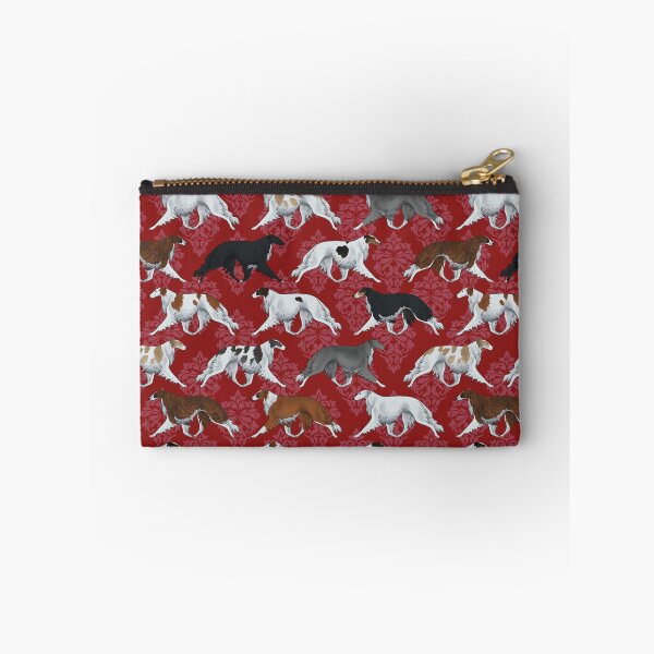 Item preview, Borzoi in Scarlet Pattern designed and sold by Spinyflowerart.