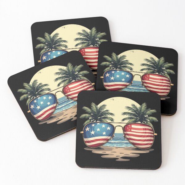 Item preview, Sunglasses with lenses featuring the American flag designed and sold by jkrphoto.
