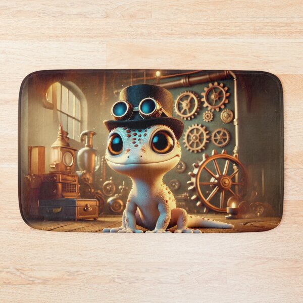 Item preview, Steampunk Virgin Islands Dwarf Gecko designed and sold by Sillytoe.