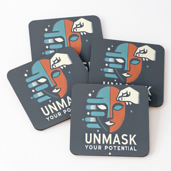 Item preview, Unmask Your Potential – Bold & Minimalist Empowerment Design designed and sold by The Autistic Entrepreneur.