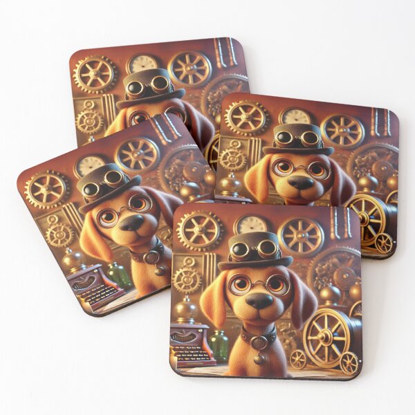 Item preview, Steampunk Vizsla designed and sold by Sillytoe.