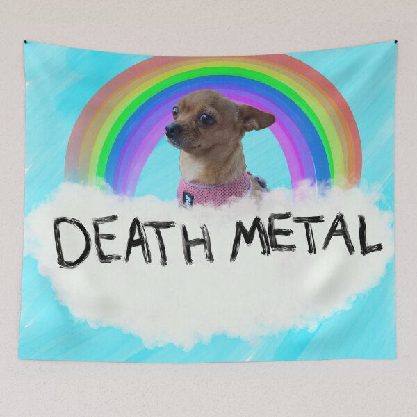 Item preview, Death metal chihuahua designed and sold by TicaCreations.