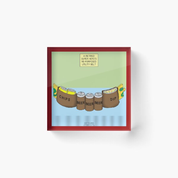 Item preview, A Retired Super Hero's Repurposed Utility Belt designed and sold by Out to Lunch Cartoons and More.
