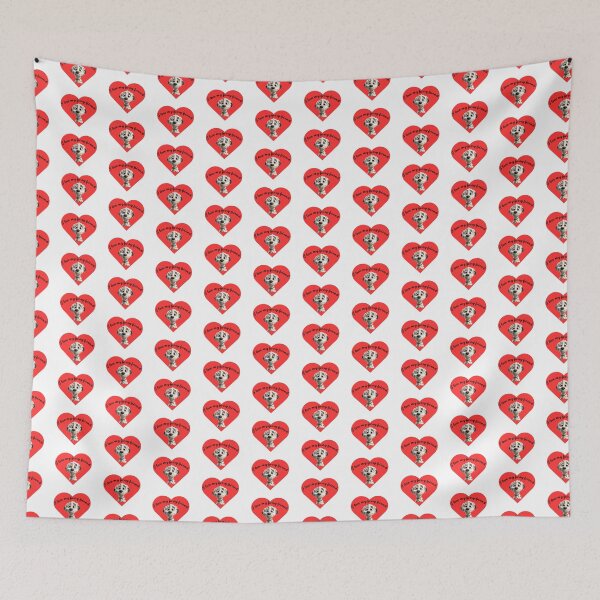 Item preview, I Love My Furry Friend - Cute Dalmatian Heart Design designed and sold by TiggsnPigsArt.