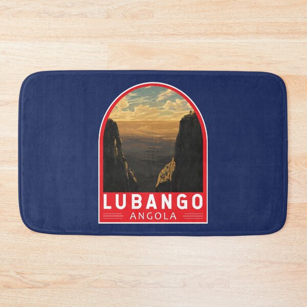 Item preview, Lubango Angola Travel Art Emblem designed and sold by KrisSidDesigns.