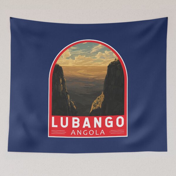 Item preview, Lubango Angola Travel Art Emblem designed and sold by KrisSidDesigns.