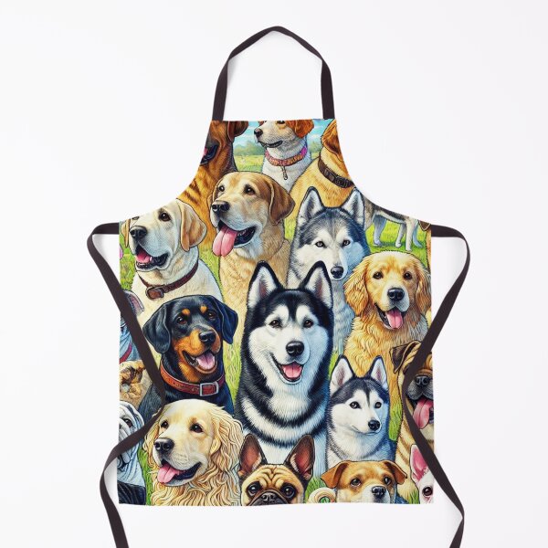 Item preview, Colorful Dog Breed Collage designed and sold by DigitalGemArt.