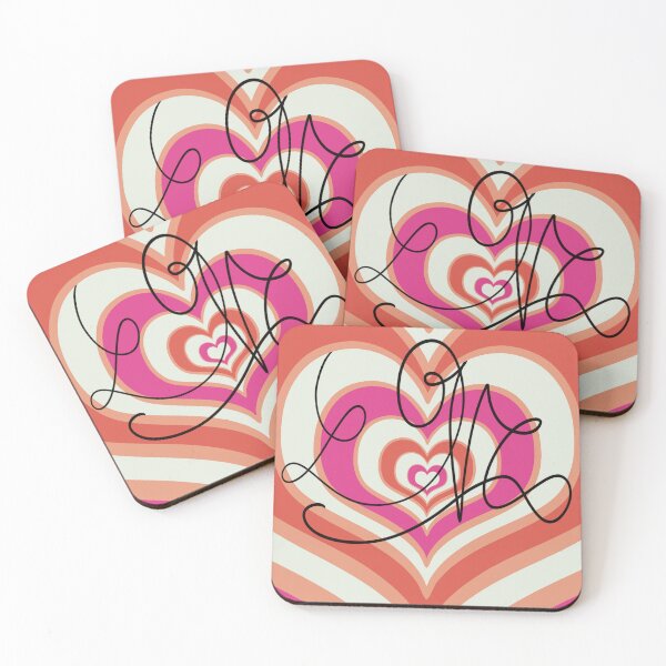 Item preview, Love Hearts Orange designed and sold by matte_hue88.