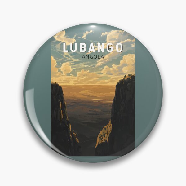 Item preview, Lubango Angola Travel Art Vintage designed and sold by KrisSidDesigns.